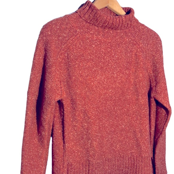 BALTIC BORN | Women’s Heather Rust Oaklynn Turtleneck Knit Sweater size Small - Picture 4 of 15